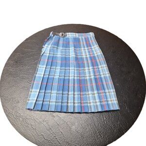 VTG Girls Tartan Kilt Size 8 Fiona McDonald Moffat Scotland Highlandwear Preppy